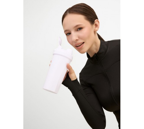 Спортивный шейкер Shake It Easy, белый