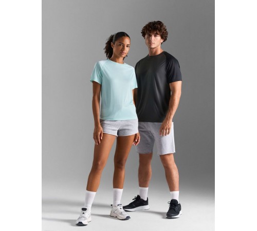 Футболка спортивная унисекс Vortex, черная