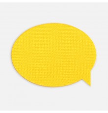 Наклейка тканевая Lunga Bubble, M, желтая