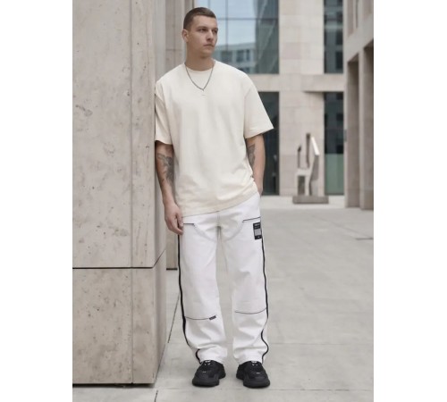 Футболка Oversize Premium 210, молочно-белая