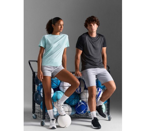 Футболка спортивная унисекс Vortex, черная