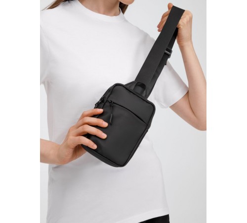 Спортивная кросс-боди сумка UrbanHike, черная