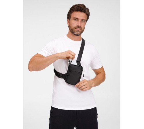 Спортивная кросс-боди сумка UrbanHike, черная