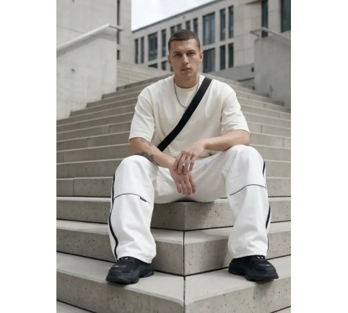 Футболка Oversize Premium 210, молочно-белая