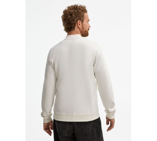 Бомбер унисекс Townie, молочно-белый