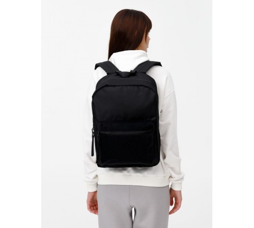 Рюкзак Patch Catcher с карманом из липучки, черный