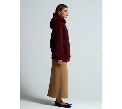 Худи Kulonga Oversize, бордовое