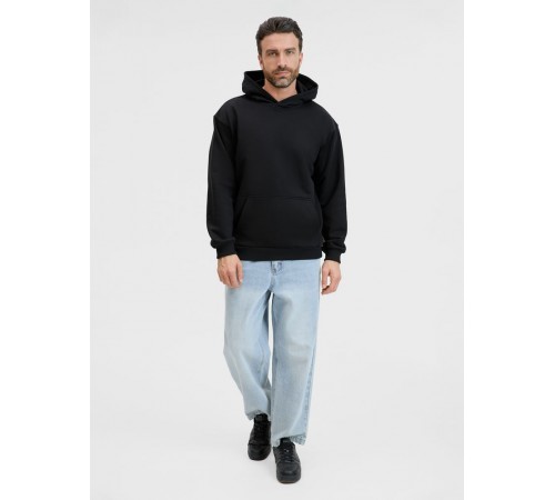 Худи унисекс оверсайз Songo, черное