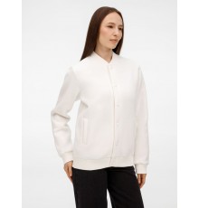 Бомбер унисекс AtmosWear, молочно-белый