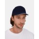 Бейсболка Classic 2.0, темно-синяя с белым кантом