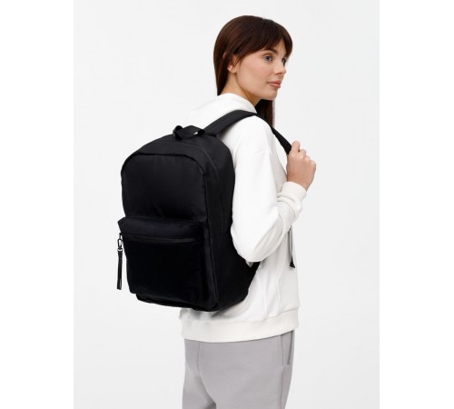 Рюкзак Patch Catcher с карманом из липучки, черный