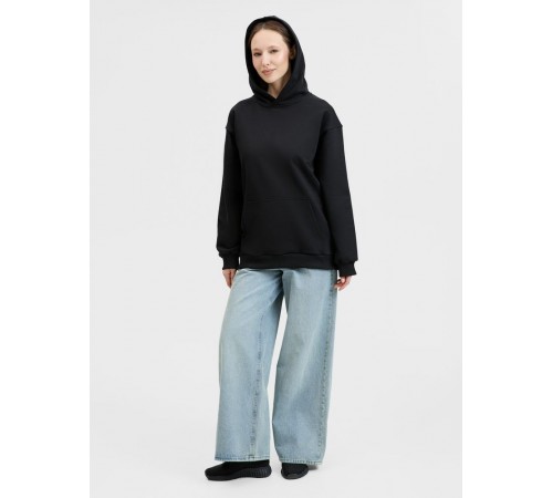 Худи унисекс оверсайз Songo, черное