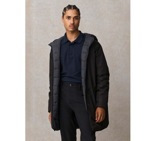 Куртка-парка унисекс Reverse, черная