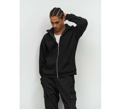 Толстовка унисекс на молнии Jelo, черная