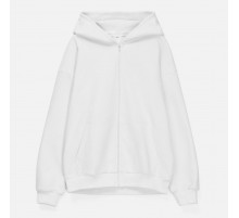 Толстовка унисекс оверсайз Sartoro, белая