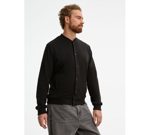 Бомбер унисекс Nuppu, черный