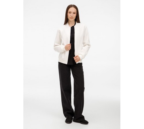 Бомбер унисекс Estado, молочно-белый