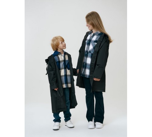 Дождевик детский RainDrop Kids, черный Дождевик детский RainDrop Kids, черный