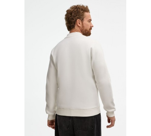 Бомбер унисекс AtmosWear, молочно-белый