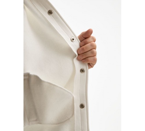 Бомбер унисекс AtmosWear, молочно-белый