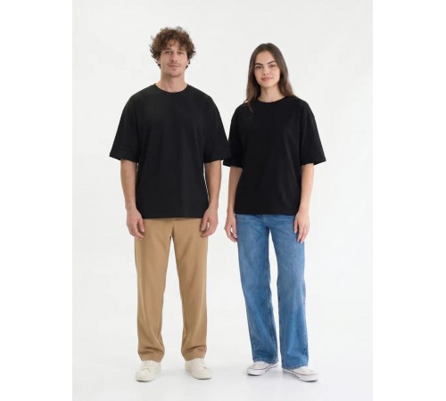 Футболка Oversize Premium 210, черная