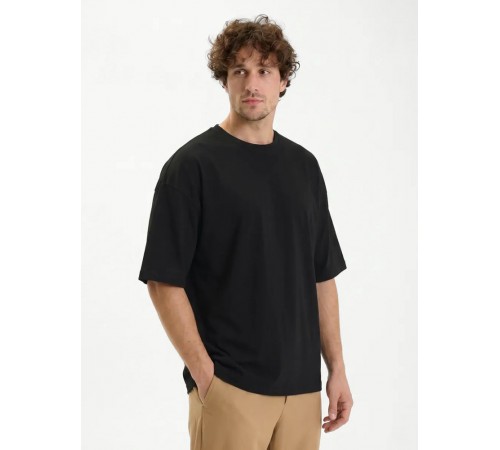Футболка Oversize Premium 210, черная