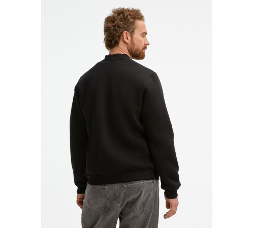 Бомбер унисекс Estado, черный