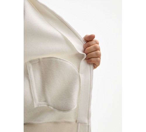 Бомбер унисекс Estado, молочно-белый