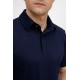 Рубашка поло унисекс Senti, темно-синяя