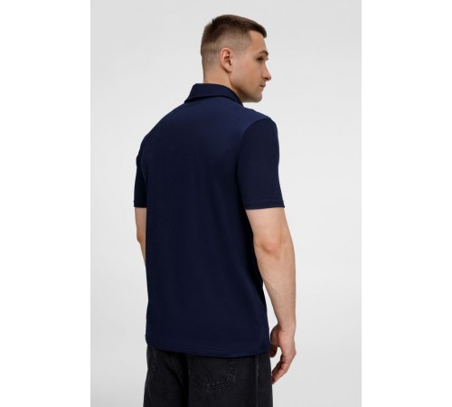 Рубашка поло унисекс Senti, темно-синяя