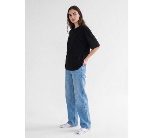 Футболка Oversize Premium 210, черная