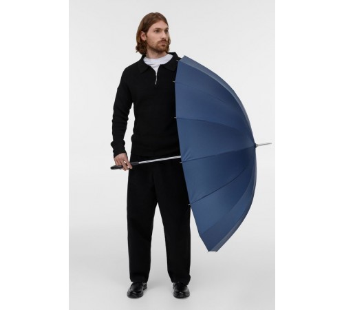 Зонт-трость Hit Golf, темно-синий