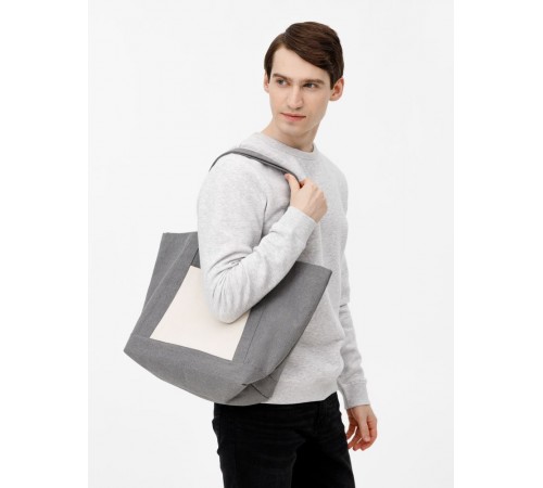 Шопер Shophop, серый с неокрашенным