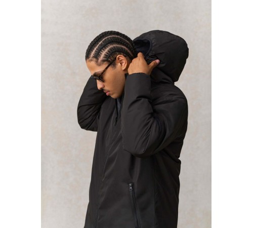 Куртка-парка унисекс Reverse, черная