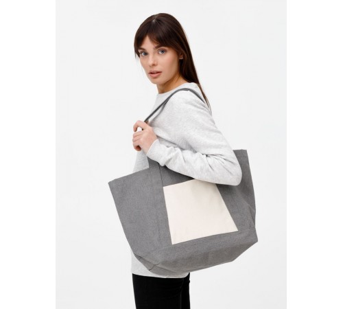 Шопер Shophop, серый с неокрашенным