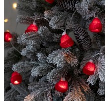 Гирлянда Cosy Poms, красная