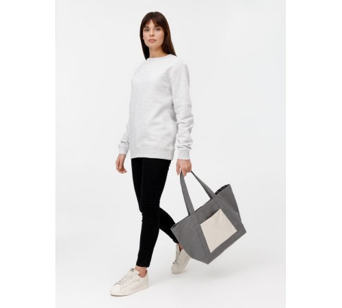 Шопер Shophop, серый с неокрашенным
