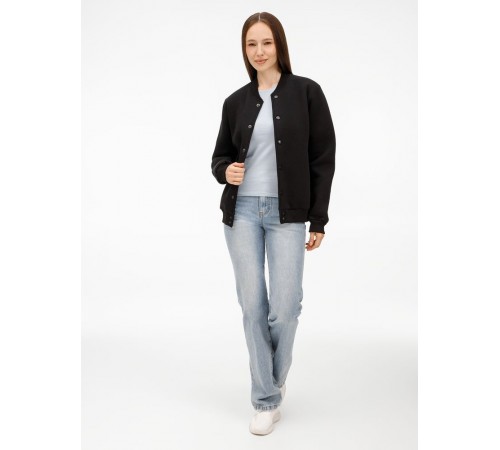 Бомбер унисекс AtmosWear, черный