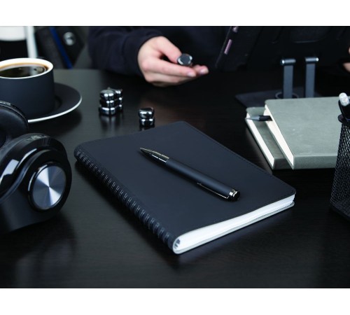 Ручка шариковая Kugel Gunmetal, белая