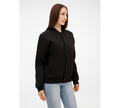 Бомбер унисекс AtmosWear, черный