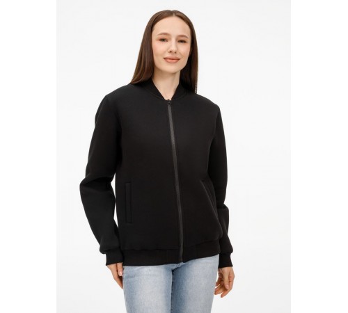 Бомбер унисекс Estado, черный