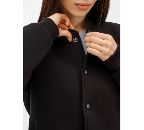 Бомбер унисекс AtmosWear, черный