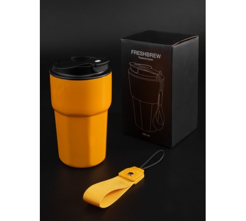 Термостакан Freshbrew, оранжевый