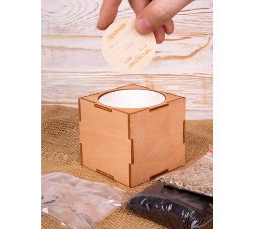 Набор для выращивания «Экокуб Lite», лаванда