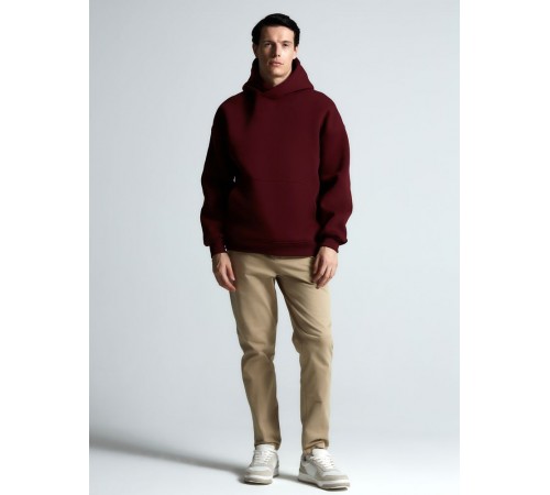 Худи Kulonga Oversize, бордовое