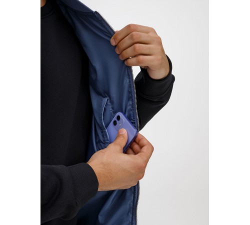 Жилет унисекс Warmbridge, синий (джинс)