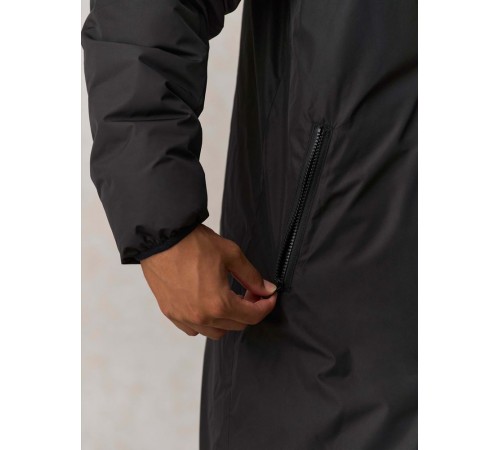 Куртка-парка унисекс Reverse, черная