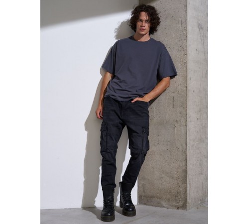 Футболка Oversize Premium, темно-серая (антрацит)