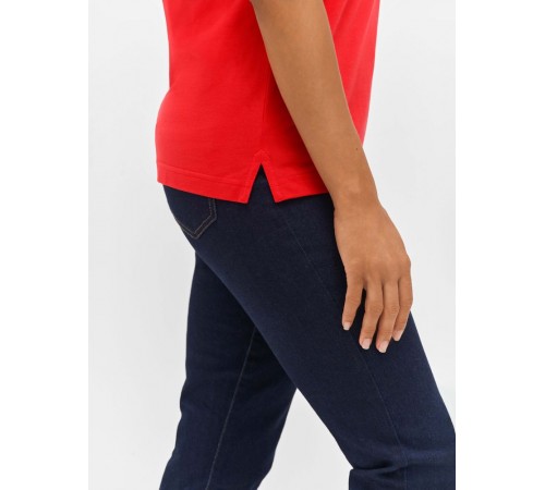 Рубашка поло унисекс Palermo, белая с темно-синим