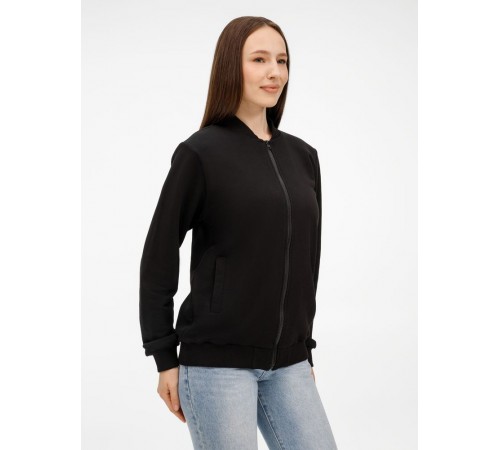 Бомбер унисекс Townie, черный